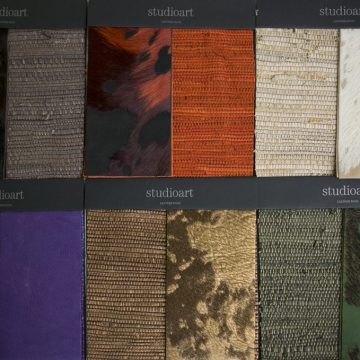 Lederen karpet met rand van Studioart